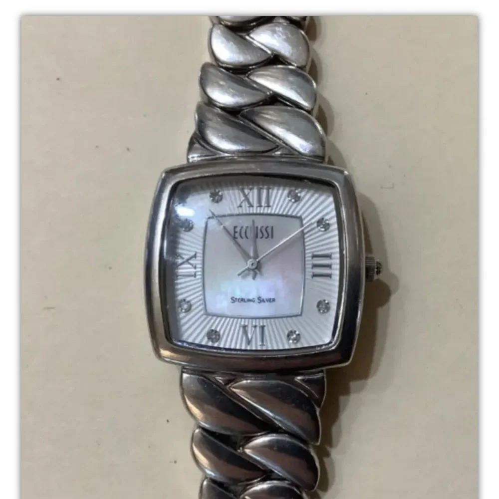 Ecclissi 33535 Sterling Silver Women Watch Japan Quartz Movement Vintage - Picture 2 of 8